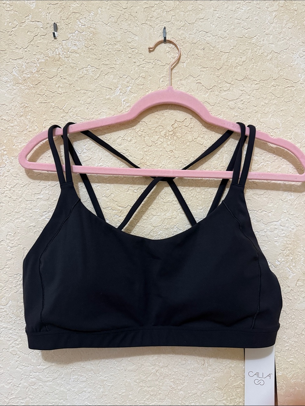 Calia inspired low support bra NWT size L